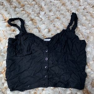 Urban outfitters, strapless, tank crop top